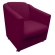 Kit 02 Poltronas Decorativa Bia Suede Marsala