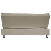 Sofa Cama 3 Lugares Retratil Reclinavel Manu 1,90 M Suede Bege