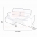 Sofa 2 Lugares Retratil Reclinavel Libano 1,60 M Veludo Azul Marinho
