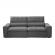 Sofa 2 Lugares Retratil Reclinavel Libano 1,60 M Veludo Cinza