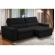 Sofa 2 Lugares Retratil Reclinavel Atenas 2,10 M Suede Preto