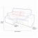 Sofa 2 lugares retratil atenas 2,50 m suede azul marinho