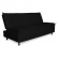 Sofa Cama 3 Lugares Retratil Reclinavel Manu 1,90 M Suede Preto