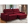 Sofa 2 Lugares Retratil Reclinavel Libano 2,50 M Veludo Vermelho