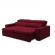 Sofa 2 Lugares Retratil Reclinavel Libano 1,60 M Veludo Vermelho