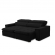 Sofa 2 Lugares Retratil Reclinavel Atenas 2,30 M Suede Preto