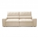 Sofa 2 Lugares Retratil Reclinavel Libano 2,50 M Veludo Bege