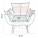 Kit Poltrona Decorativa Opala Deluxe com Puff Redondo Suede Amarelo