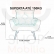 Kit 02 Poltronas Decorativa Melissa Pés Madeira Suede Cinza