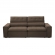 Sofa 2 Lugares Retratil Reclinavel Atenas 1,60 M Suede Marrom
