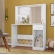 Penteadeira Camarim Escrivaninha Clara Com Cômoda Sapateira Infantil 1 Porta 3 Gavetas Laís Branco Clique Chique