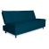 Sofa Cama 3 Lugares Retratil Reclinavel Manu 1,90 M Suede Azul Marinho